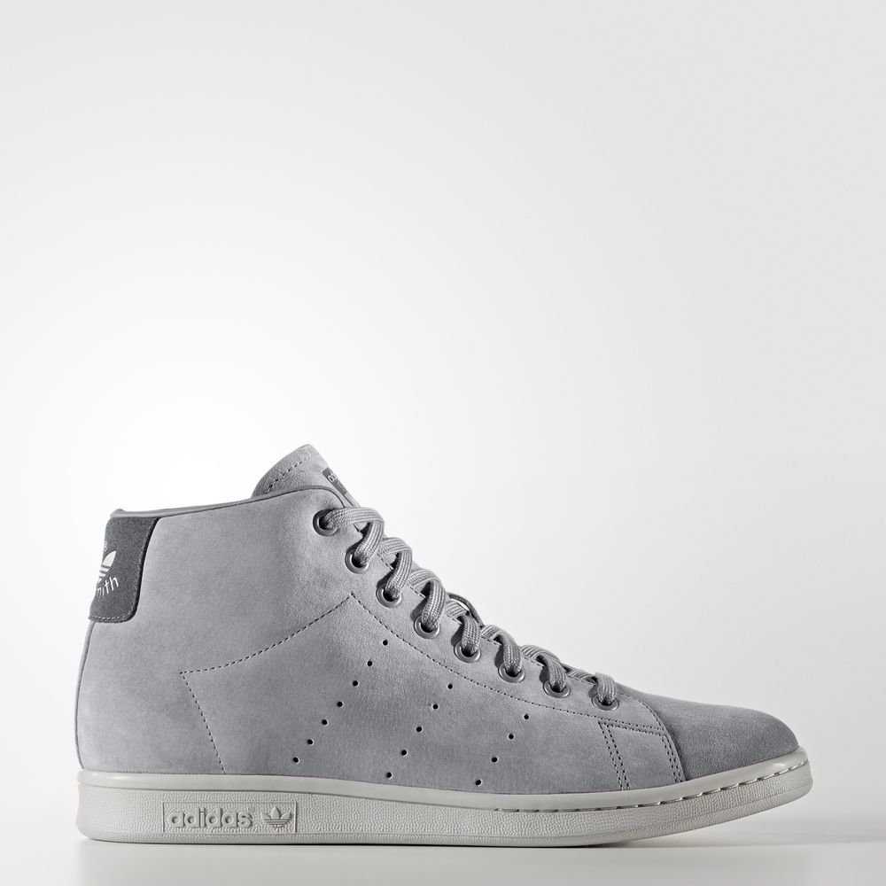 Adidas Stan Smith Mid - Originals ανδρικα - Γκρι/Γκρι/Γκρι,Μέγεθος: EU 36 – 54 2/3 (682EYBHC)